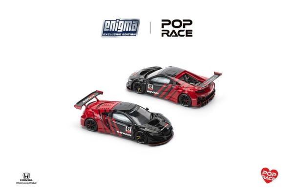 POP RACE × Enigma 1/64 本田 Honda NSX GT3 EVO22 - ADVAN PRE0011 POP RACE × Enigma 1/64 本田 Honda NSX GT3 EVO22 - ADVAN PRE0011