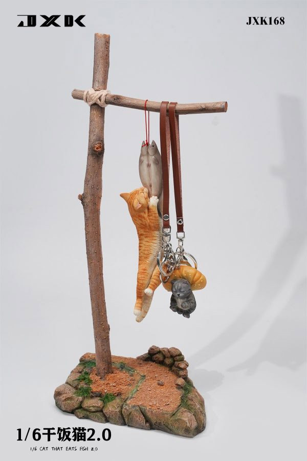 JXK 1/6 動物公仔 幹飯貓 2.0 A-D 分別販售 JXK 1/6 動物公仔 幹飯貓 2.0 A-D 分別販售