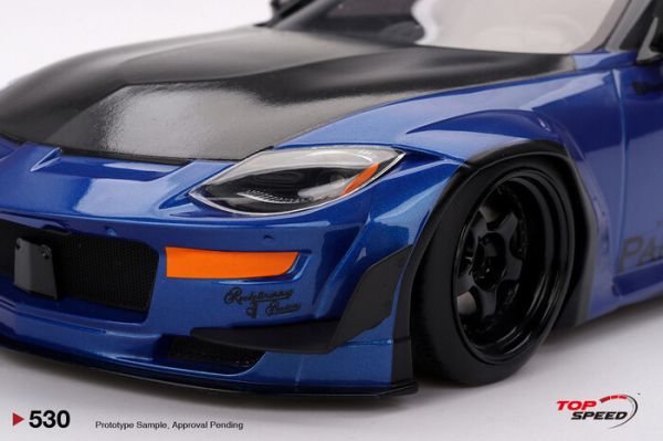 TOPSPEED 1/18 日產 Nissan Z RZ34 Pandem Seiran Blue TS0530 TOPSPEED 1/18 日產 Nissan Z RZ34 Pandem Seiran Blue TS0530