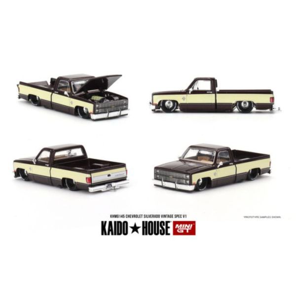 KaidoHouse x MINIGT 1/64 雪佛蘭 Chevrolet Silverado KAIDO Vintage Spec V1 KHMG145 KaidoHouse x MINIGT 1/64 雪佛蘭 Chevrolet Silverado KAIDO Vintage Spec V1 KHMG145