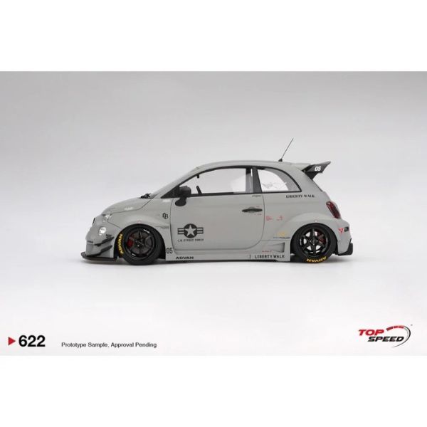 TOP SPEED 1/18 飛雅特 Abarth 595 LB-WORKS x Abas Works Fighters TS0622 TOP SPEED 1/18 飛雅特 Abarth 595 LB-WORKS x Abas Works Fighters TS0622