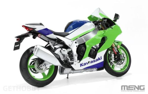 MENG 1/9 川崎 Ninja ZX-10R 悅色版 組裝模型 MENG 1/9 川崎 Ninja ZX-10R 悅色版 組裝模型