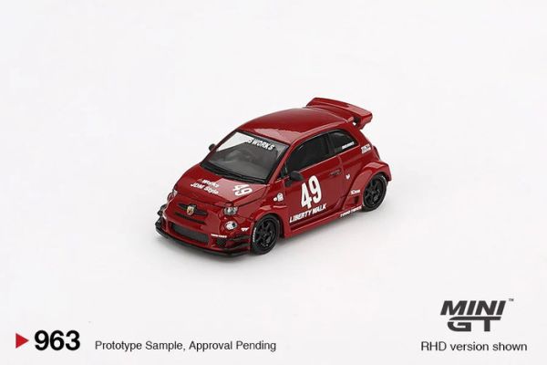 MINIGT 1/64 飛雅特 LB-WORKS x Abas Works ABARTH 595 Red MGT00963-L MINIGT 1/64 飛雅特 LB-WORKS x Abas Works ABARTH 595 Red MGT00963-L