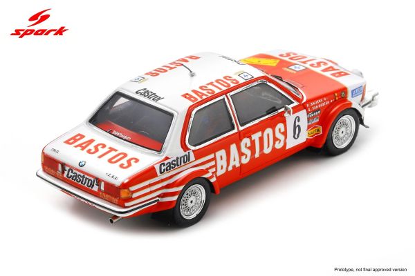 (預購) SPARK 1/43 寶馬 BMW 323i Gr 2 No.6 5th Condroz Rally 1982 S8512 20260924 SPARK 1/43 寶馬 BMW 323i Gr 2 No.6 5th Condroz Rally 1982 S8512