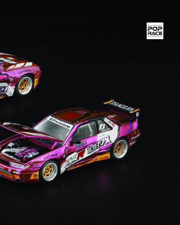 (預購) POP RACE 1/64 日產 Nissan PANDEM S13 EVA RT PRODUCTION MODEL CUSTOM TYPE-08 EVA RACING × 1087X (預購) POP RACE 1/64 日產 Nissan PANDEM S13 EVA RT PRODUCTION MODEL CUSTOM TYPE-08 EVA RACING × 1087X