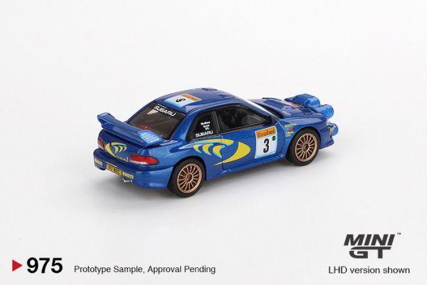 MINIGT 1/64 速霸陸 Subaru Impreza WRC98 1998 Rally Monte-Carlo 3rd Place #3 MGT00975-L MINIGT 1/64 速霸陸 Subaru Impreza WRC98 1998 Rally Monte-Carlo 3rd Place #3 MGT00975-L