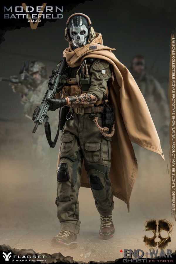 [再販] FLAGSET 1/6 末日戰爭系列 END WAR 死神小隊 V幽靈 可動完成品 [再販] FLAGSET 1/6 末日戰爭系列 END WAR 死神小隊 V幽靈 可動完成品