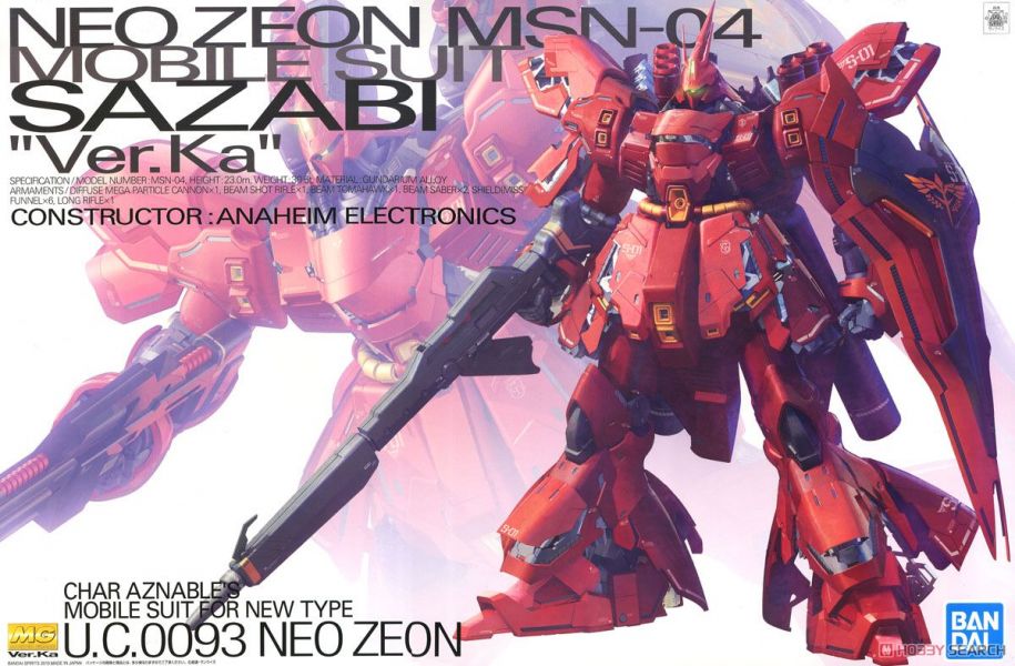 BANDAI 1/100 MG 沙薩比 Ver.Ka 機動戰士鋼彈 逆襲的夏亞 組裝模型 BANDAI,1/100,MG,沙薩比,Ver.Ka,機動戰士,鋼彈,逆襲的夏亞,組裝模型,