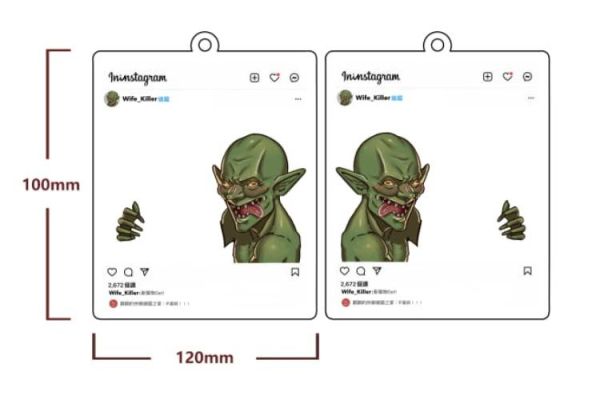 (預購) HobbyOtaku 壓克力吊飾 人妻獵人 曹操 哥布林 黃毛 分別販售 20260423 HobbyOtaku 壓克力吊飾 人妻獵人 曹操 哥布林 黃毛 分別販售