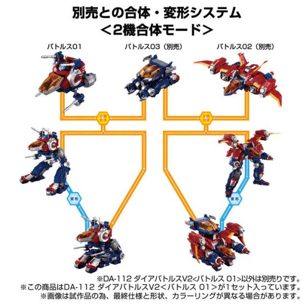TAKARATOMY 戴亞克隆 DA-112 Dia-Battles V2 (Battles 01) TAKARATOMY 戴亞克隆 DA-112 Dia-Battles V2 (Battles 01)