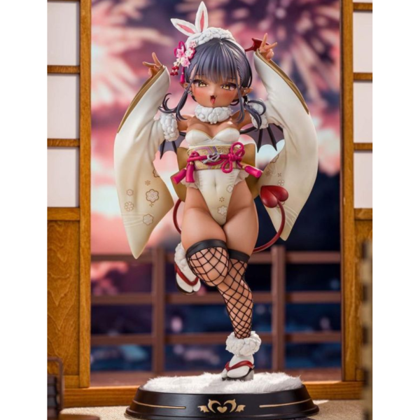 (預購) [豪華版] KiwiToys 1/6 褐色小魅魔 和服兔女郎Ver. 完成品 20260818 [豪華版] KiwiToys 1/6 褐色小魅魔 和服兔女郎Ver. 完成品