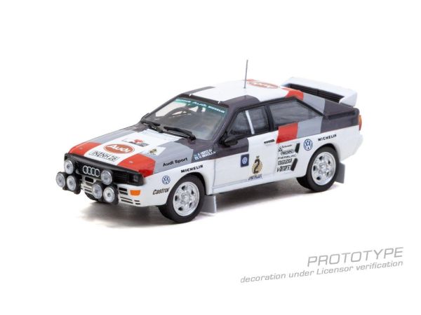 (預購) TARMAC WORKS 1/64 奧迪 HOBBY64 Audi Quattro A2 Gr.B Rally Rally Argentina 1983 Winner 20261108 TARMAC WORKS 1/64 奧迪 HOBBY64 Audi Quattro A2 Gr.B Rally Rally Argentina 1983 Winner