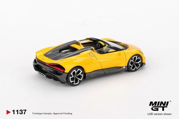 (預購) MINIGT 1/64 布加迪 Bugatti W16 Mistral Yellow LHD MGT01137-L 20251225 MINIGT 1/64 布加迪 Bugatti W16 Mistral Yellow LHD MGT01137-L