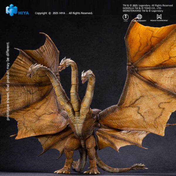 HIYA EXQUISITE BASIC SERIES 無比例 35CM 哥吉拉 怪獸之王 王者基多拉 2.0 可動完成品 HIYA EXQUISITE BASIC SERIES 無比例 35CM 哥吉拉 怪獸之王 王者基多拉 2.0 可動完成品