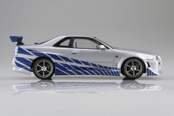 (預購) AOSHIMA 1/24 WS-02 R34 Skyline GT-R 組裝模型 20260407 AOSHIMA 1/24 WS-02 R34 Skyline GT-R 組裝模型