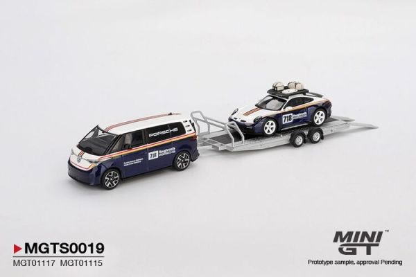 (預購) MINIGT 1/64 保時捷 Porsche 911 Dakar #718 / Volkswagen ID. Buzz Porsche Centrum Gelderland Roughroads Set MGTS0019 (預購) MINIGT 1/64 保時捷 Porsche 911 Dakar #718 / Volkswagen ID. Buzz Porsche Centrum Gelderland Roughroads Set MGTS0019
