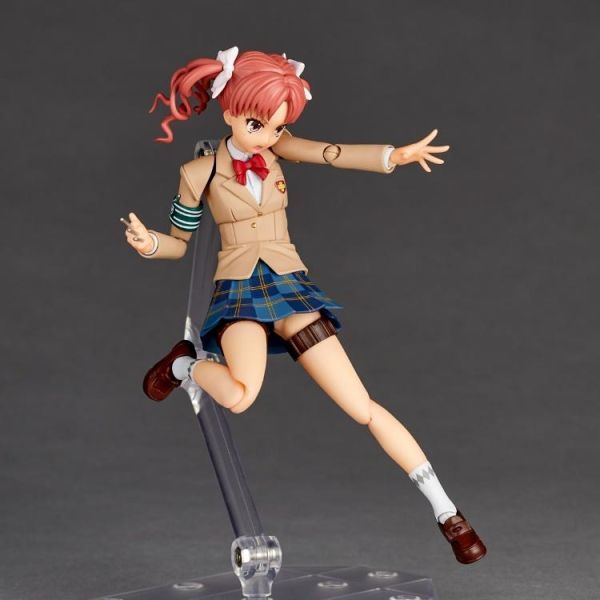 (預購) [再販] KAIYODO 海洋堂 Revoltech 驚奇山口式 科學超電磁砲 白井黑子 冬服ver. 可動完成品 NR045 20260510 [再販] KAIYODO 海洋堂 Revoltech 驚奇山口式 科學超電磁砲 白井黑子 冬服ver. 可動完成品 NR045