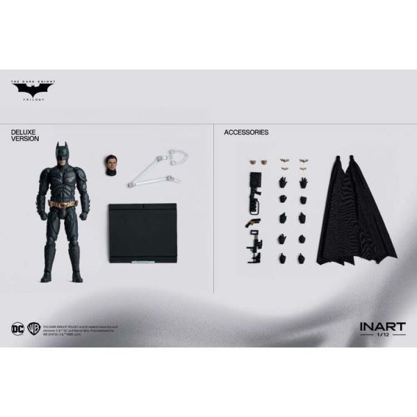 (預購) INART 1/12 黑暗騎士:黎明昇起 蝙蝠俠 DX版 可動完成品 20251120 INART 1/12 黑暗騎士:黎明昇起 蝙蝠俠 DX版 可動完成品
