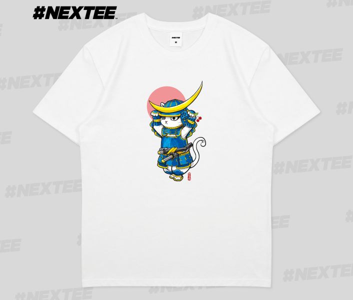 NEXTee KONEKO 伊達政宗 短袖T恤 白色＆黑色 NEXTee KONEKO 伊達政宗 短袖T恤 白色＆黑色