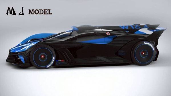 MJ 1/64 布加迪 Bugatti Bolide MJ 1/64 布加迪 Bugatti Bolide