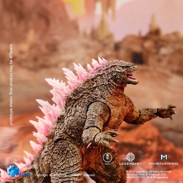 Hiya Toys EBS 哥吉拉⼤戰⾦剛2 帝國崛起哥吉拉 Evolved 粉色背脊 可動完成品 Hiya Toys EBS 哥吉拉⼤戰⾦剛2 帝國崛起哥吉拉 Evolved 粉色背脊 可動完成品