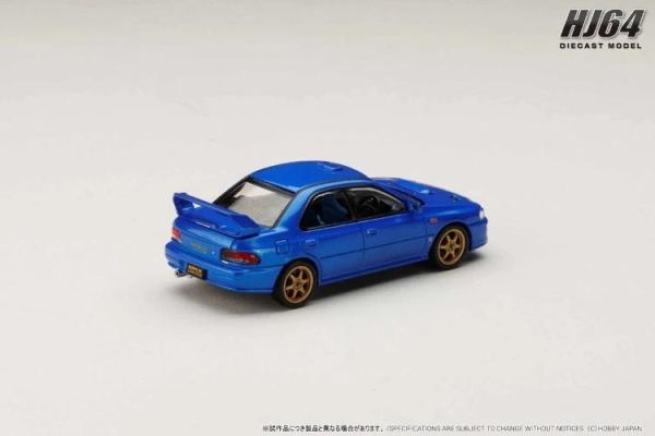 (預購) Hobby JAPAN 1/64 本田 SUBARU IMPREZA WRX Type RA STi Ver.Ⅵ Limited 1999 SONIC BLUE MICA HJ646013BBL 20260709 Hobby JAPAN 1/64 本田 SUBARU IMPREZA WRX Type RA STi Ver.Ⅵ Limited 1999 SONIC BLUE MICA HJ646013BBL