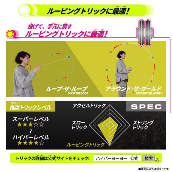 BANDAI 超級YOYO球 加速有趣兔子 BANDAI 超級YOYO球 加速有趣兔子