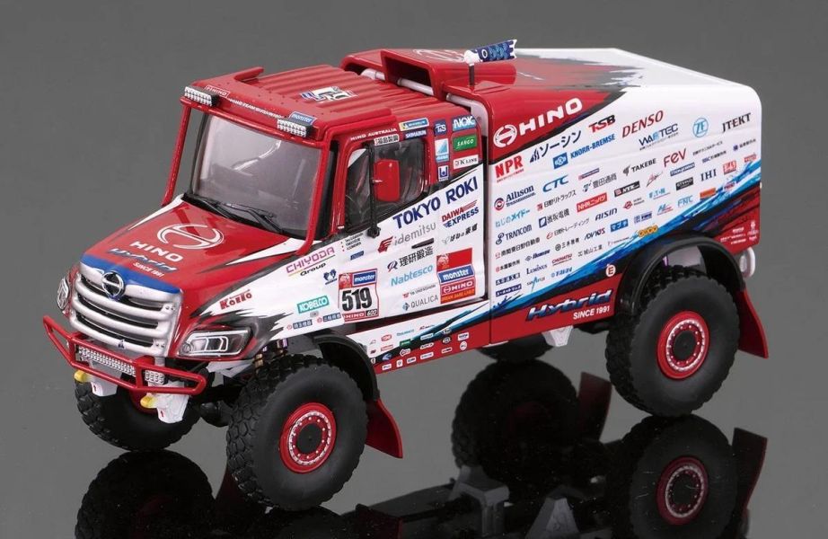 (預購) PLATZ 1/43 SP-196 HINO 600系列 混合動力賽車 2023達卡拉力賽 20260625 PLATZ 1/43 SP-196 HINO 600系列 混合動力賽車 2023達卡拉力賽