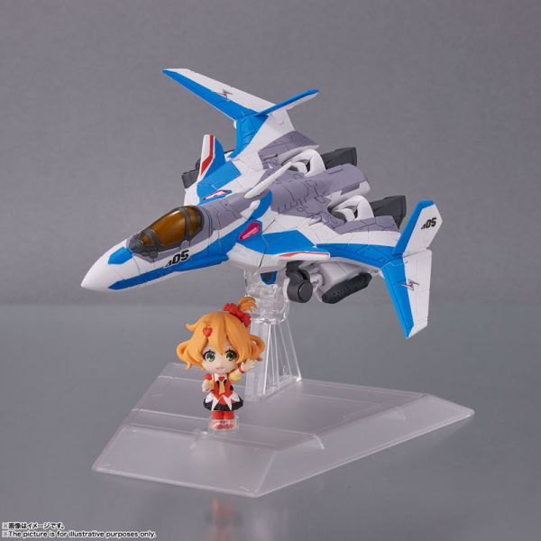 BANDAI TINY SESSION 超時空要塞Delta VF-31J 齊格菲 疾風機＆芙蕾雅 BANDAI TINY SESSION 超時空要塞Delta VF-31J 齊格菲 疾風機＆芙蕾雅
