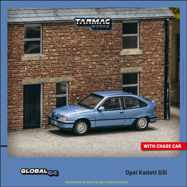 TARMAC WORKS 1/64 歐跑 Opel Kadett Gsi 金屬藍 TARMAC WORKS 1/64 歐跑 Opel Kadett Gsi 金屬藍