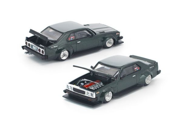 (預購) POP RACE 1/64 日產 SKYLINE C210 DARK GREEN (預購) POP RACE 1/64 日產 SKYLINE C210 DARK GREEN
