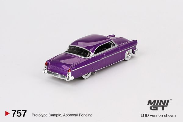 MINIGT 1/64 林肯 Lincoln Capri Hot Rod 1954 金屬紫 左駕 MINIGT 1/64 林肯 Lincoln Capri Hot Rod 1954 金屬紫 左駕