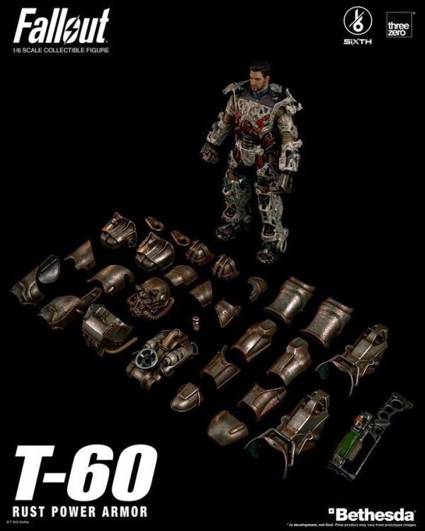 (預購) threezero 1/6 異塵餘生 T-60 鏽蝕動力裝甲 36.8cm 3Z10052W0 完成品 20260914 threezero 1/6 異塵餘生 T-60 鏽蝕動力裝甲 36.8cm 3Z10052W0 完成品