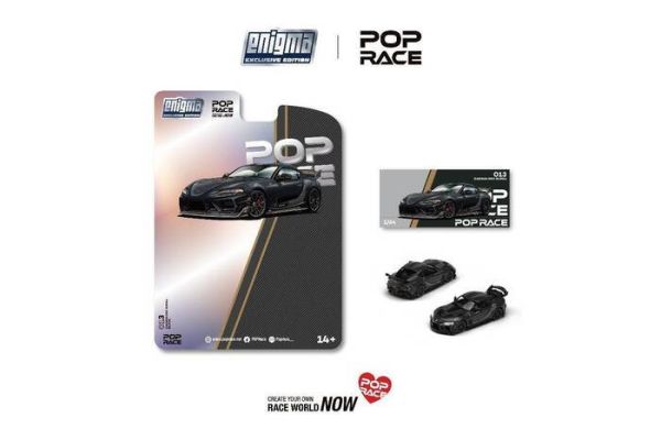 [吊卡版] POP RACE × ENIGMA 1/64 豐田 TOYOTA DARWIN PRO 66G NWB SUPRA (A90) 午夜黑 PRE0013 [吊卡版] POP RACE × ENIGMA 1/64 豐田 TOYOTA DARWIN PRO 66G NWB SUPRA (A90) 午夜黑 PRE0013