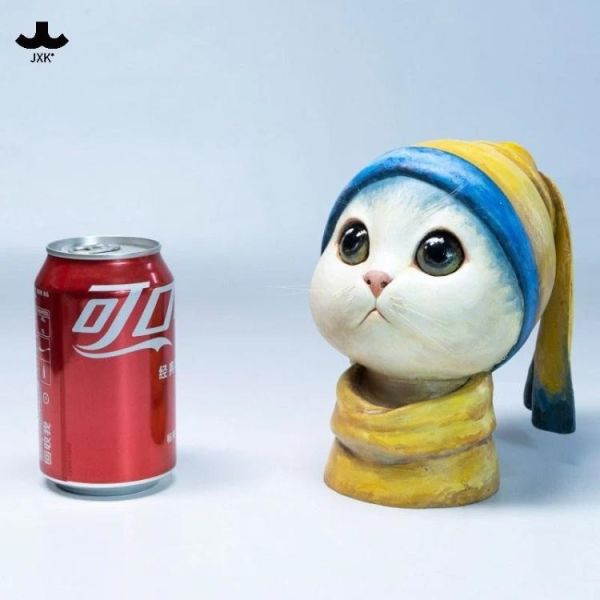 (預購) JXK 動物 戴珍珠耳環的貓 JXK330 20260319 JXK 動物 戴珍珠耳環的貓 JXK330