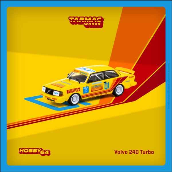TARMAC WORKS 1/64 富豪 Volvo 240 Turbo Thai Group A Championship Bira Circuit Pattaya Winner 1988 TARMAC WORKS 1/64 富豪 Volvo 240 Turbo Thai Group A Championship Bira Circuit Pattaya Winner 1988