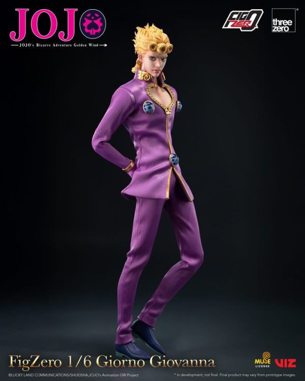 Threezero FigZero 1/6 JoJo的奇妙冒險 黃金之風 喬魯諾‧喬巴拿 29.3cm 3Z06576M0 可動完成品 Threezero FigZero 1/6 JoJo的奇妙冒險 黃金之風 喬魯諾‧喬巴拿 29.3cm 3Z06576M0 可動完成品