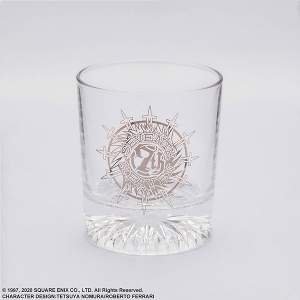 SQUARE ENIX 最終幻想7 太空戰士7 FF7 重製版 第七天堂 玻璃杯＆杯墊組 SQUARE ENIX 最終幻想7 太空戰士7 FF7 重製版 第七天堂 玻璃杯＆杯墊組