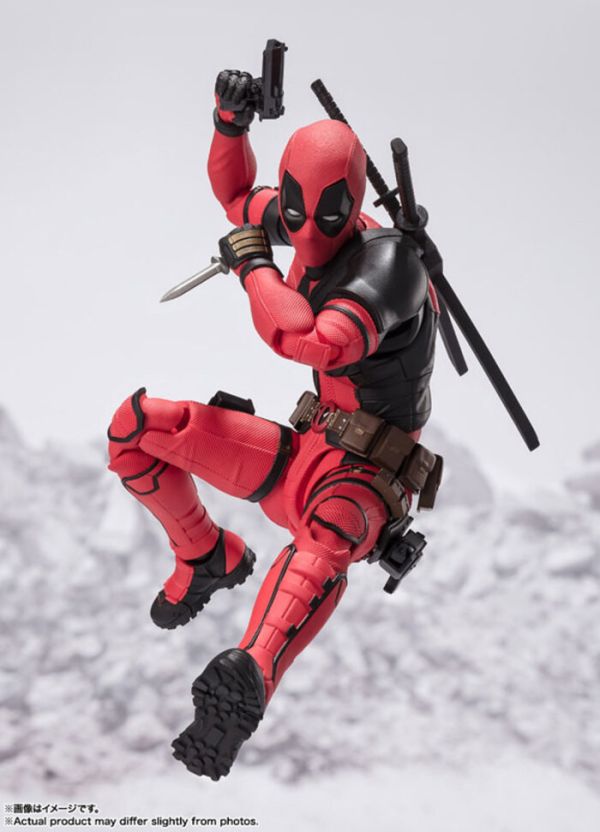 BANDAI S.H.F 死侍與金鋼狼 DEADPOOL&WOLVERINE 死侍 可動完成品 BANDAI S.H.F 死侍與金鋼狼 DEADPOOL&WOLVERINE 死侍 可動完成品
