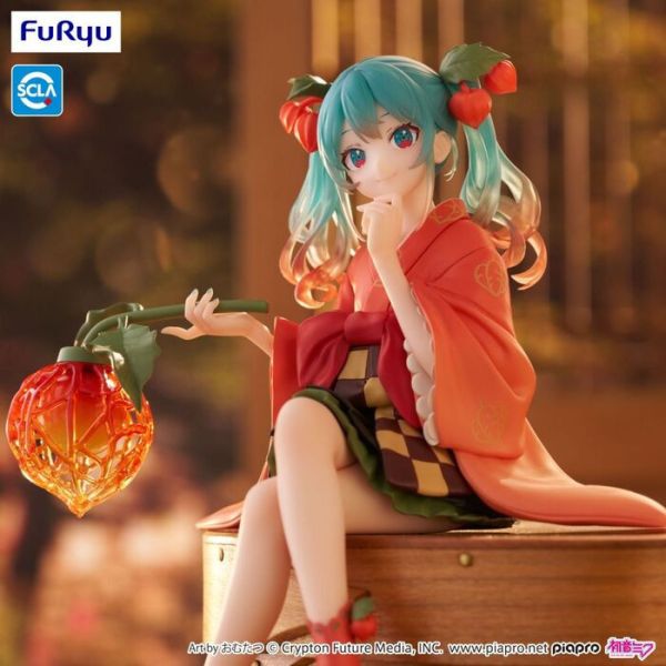 Furyu 景品 初音未來 泡麵蓋公仔 花精靈冬季櫻桃ver. 2509 Furyu 景品 初音未來 泡麵蓋公仔 花精靈冬季櫻桃ver.