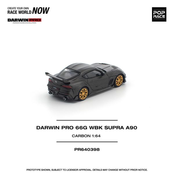(預購) POP RACE 1/64 豐田 DARWIN PRO 66G WBK SUPRA A90 CARBON EDITION POP RACE 1/64 豐田 DARWIN PRO 66G WBK SUPRA A90 CARBON EDITION