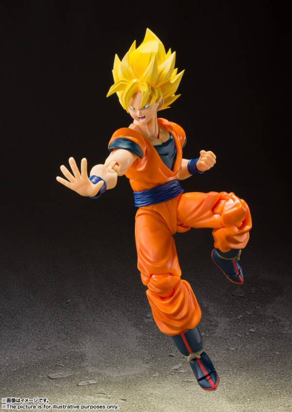 [再販] BANDAI SHF 七龍珠Z 超級賽亞人 FULL POWER 孫悟空 可動公仔 BANDAI,SHF,七龍珠,Z,超級賽亞人,FULL POWER,孫悟空,可動,公仔,