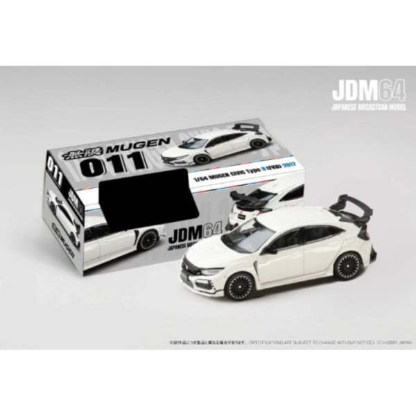 (預購) Hobby JAPAN 1/64 本田 JDM64 MUGEN CIVIC TYPE R (FK8) 2017 - 無限 MUGEN Championship White 冠軍白 HJDM011-23 20260715 Hobby JAPAN 1/64 本田 JDM64 MUGEN CIVIC TYPE R (FK8) 2017 - 無限 MUGEN Championship White 冠軍白 HJDM011-23
