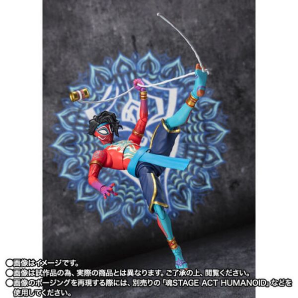 BANDAI S.H.F 蜘蛛人 穿越新宇宙 印度蜘蛛人 已塗裝可動完成品 BANDAI S.H.F 蜘蛛人 穿越新宇宙 印度蜘蛛人 已塗裝可動完成品