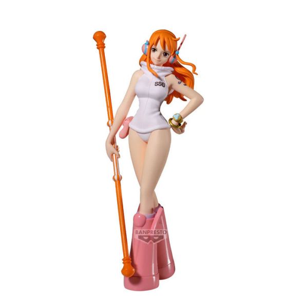 BANPRESTO 景品 航海王 THE出航 娜美 蛋頭島ver. 2507 BANPRESTO 景品 航海王 THE出航 娜美 蛋頭島ver.