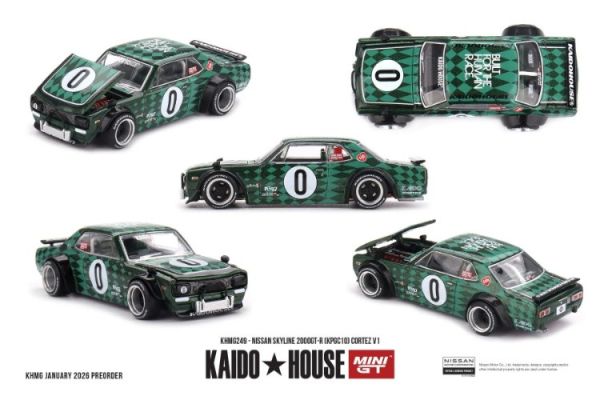 (預購) KAIDO HOUSE x MINIGT 1/64 日產 Nissan Skyline 2000GT-R (KPGC10) Cortez V1 KHMG249 20260122 KAIDO HOUSE x MINIGT 1/64 日產 Nissan Skyline 2000GT-R (KPGC10) Cortez V1 KHMG249