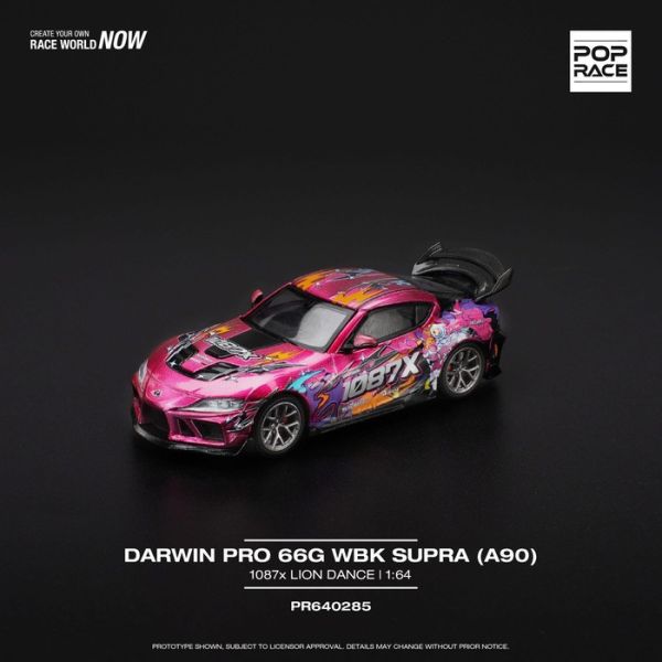 POP RACE 1/64 豐田 TOYOTA DARWIN PRO 66G WBK SUPRA (A90) - 1087X LION DANCE PR640285 POP RACE 1/64 豐田 TOYOTA DARWIN PRO 66G WBK SUPRA (A90) - 1087X LION DANCE PR640285