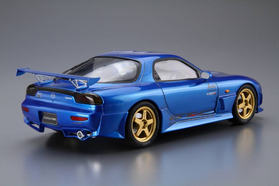 AOSHIMA 青島 1/24 改裝車#27 馬自達 FD3S RX-7 A-SPEC GT-C '99 組裝模型 AOSHIMA,青島,1/24,改裝車,#,27,馬自達,FD3S,RX-7,A-SPEC,GT-C,',99,組裝,模型,