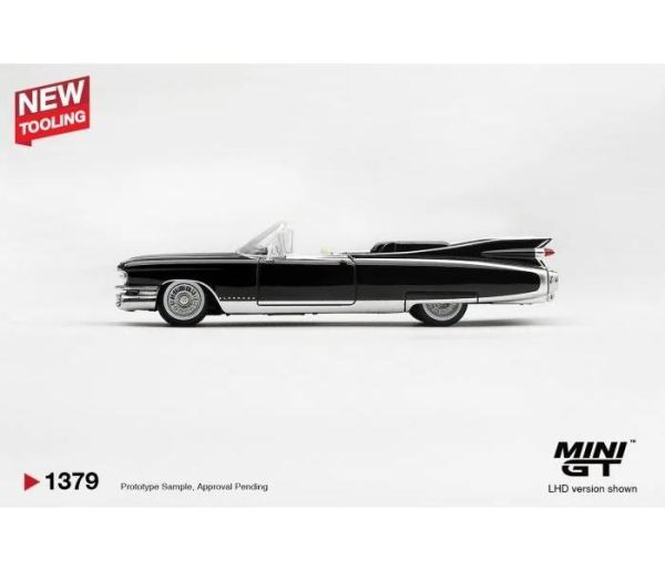 (預購) [吊卡版] MINIGT 1/64 凱迪拉克 Cadillac Eldorado Biarritz 1959 Black LHD MGT01379-BL 20260924 [吊卡版] MINIGT 1/64 凱迪拉克 Cadillac Eldorado Biarritz 1959 Black LHD MGT01379-BL