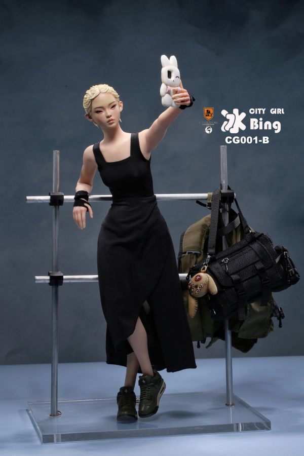 Mr.Z 1/6 模型工作室城市系列第一彈 城市少女 CG001-B 冰 可動完成品 Mr.Z 1/6 模型工作室城市系列第一彈 城市少女 CG001-B 冰 可動完成品